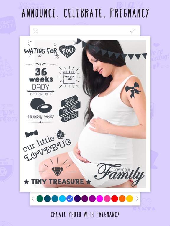Pregnancy announcement -Giggly screenshot 9