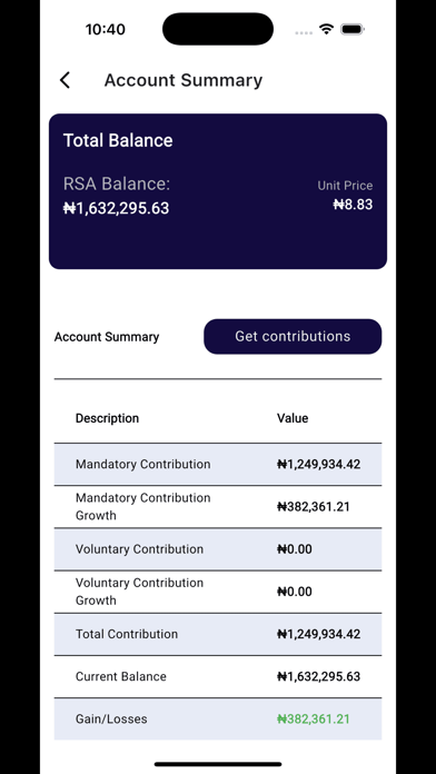 Premium Pension Mobile App screenshot 4