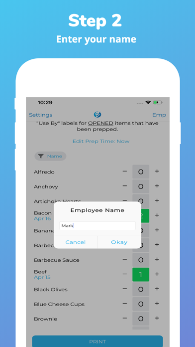 PrepWizard screenshot 2