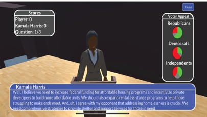 Presidential Debate Simulator screenshot 1