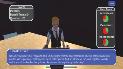 Presidential Debate Simulator screenshot 2