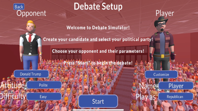 Presidential Debate Simulator screenshot 4