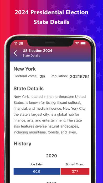 Presidential & US Election App screenshot 2