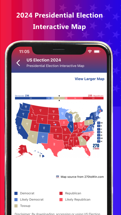 Presidential & US Election App screenshot 4