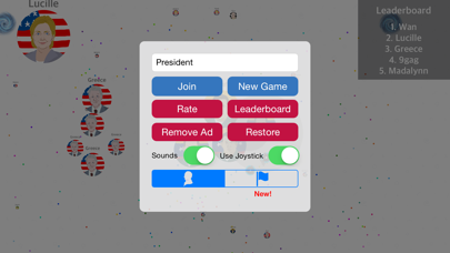 Presidents War: Eat Dot Game - multiplayer cell eater in paradise hocus screenshot 3