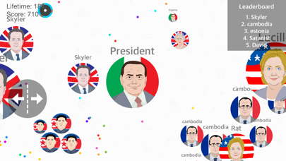 Presidents War: Eat Dot Game - multiplayer cell eater in paradise hocus screenshot 1