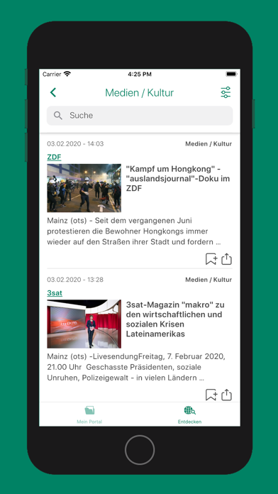 Presseportal screenshot 2