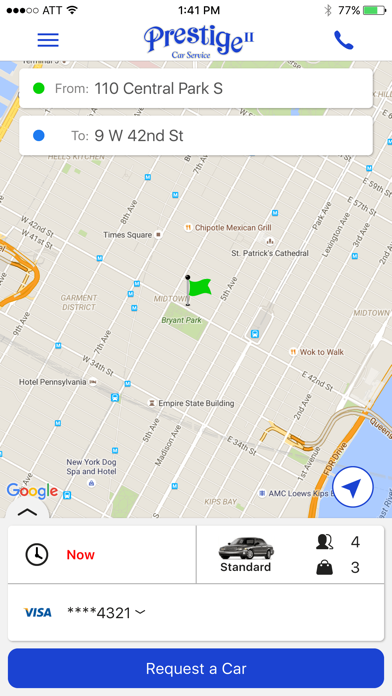 Prestige 2 Car Service screenshot 3