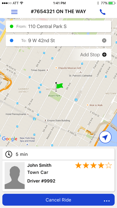 Prestige Car Service screenshot 1