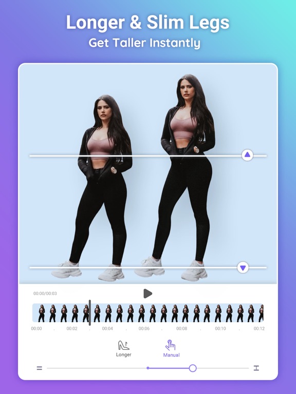 PrettyUp- AI Body Editor Video screenshot 1