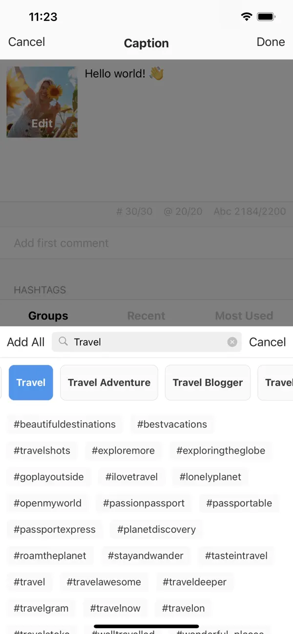 PREVIEW: Planner for Instagram screenshot 1