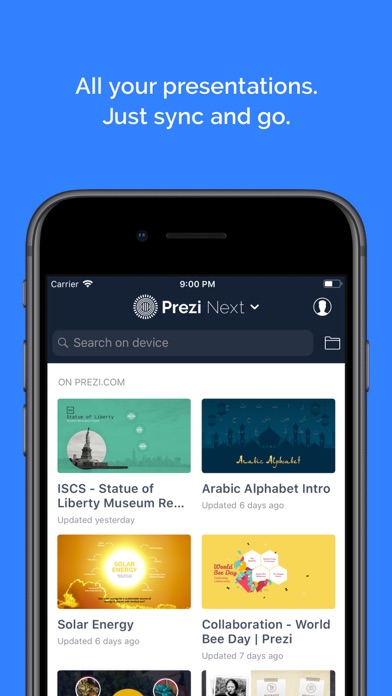Prezi Viewer screenshot 3