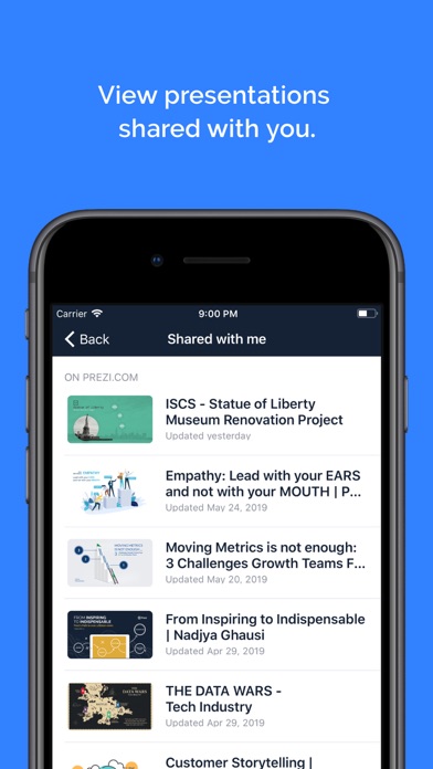 Prezi Viewer screenshot 2