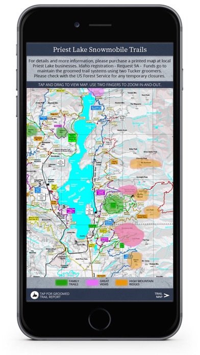 Priest Lake, ID Trails Guide screenshot 1