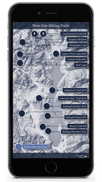 Priest Lake, ID Trails Guide screenshot 4