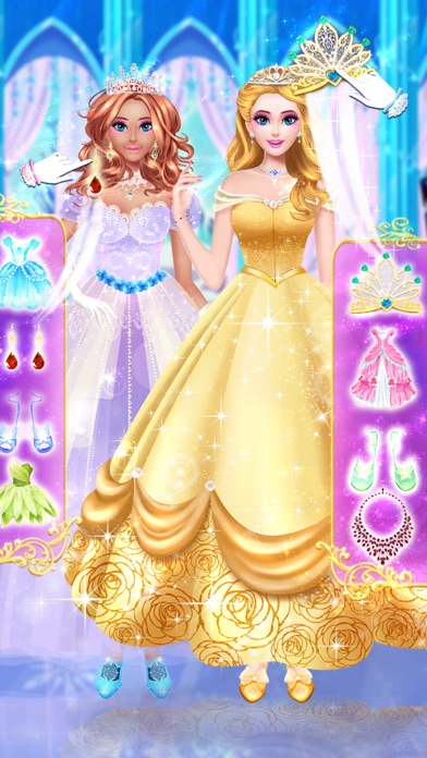 Princess dress up fashion game screenshot 2
