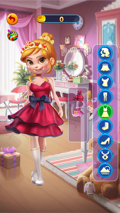 Princess dress up salon games screenshot 2