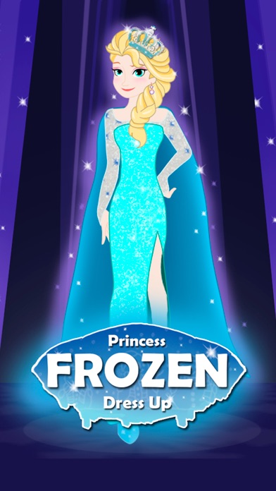Princess Frozen Dress up and makeover beauty salon for girls screenshot 5