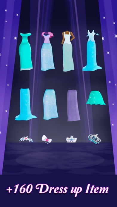 Princess Frozen Dress up and makeover beauty salon for girls screenshot 1