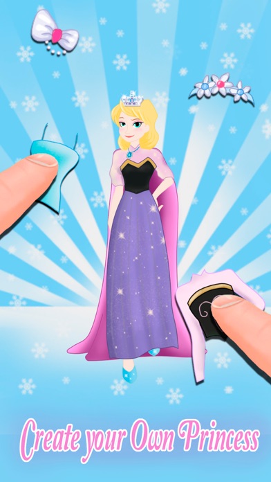 Princess Frozen Dress up and makeover beauty salon for girls screenshot 2