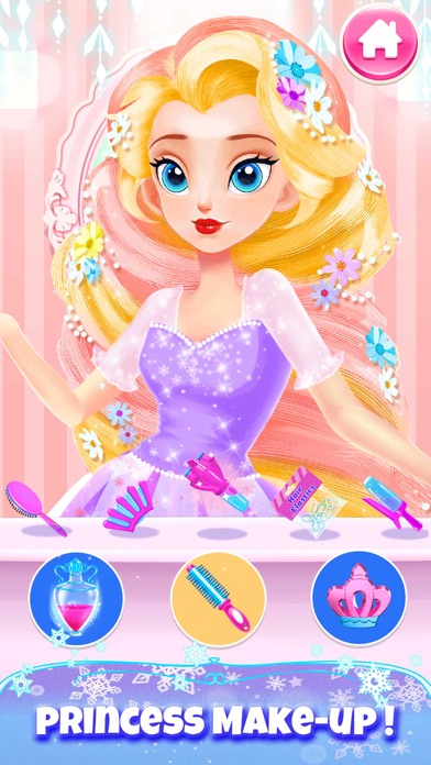 Princess Hair Salon Girl Games screenshot 4