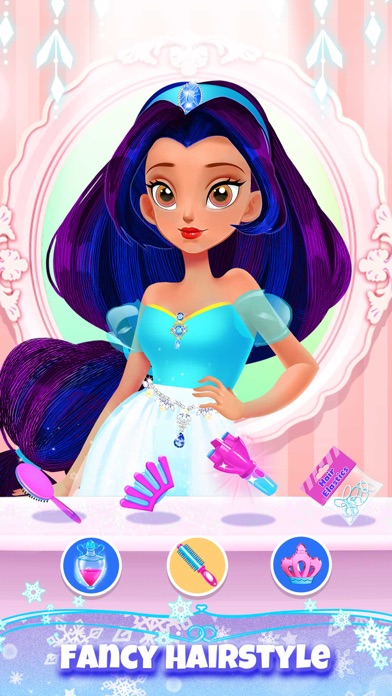 Princess Hair Salon Girl Games screenshot 5