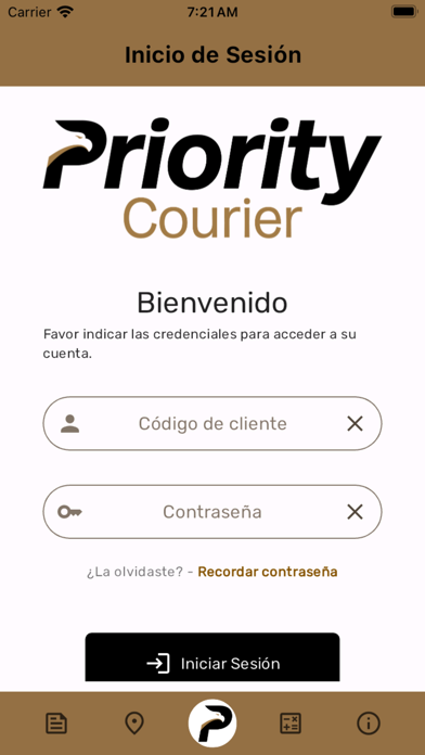 Priority Courier screenshot 1