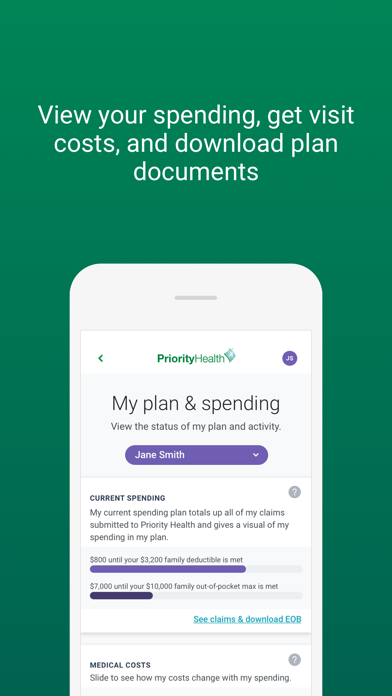 Priority Health Member Portal screenshot 3