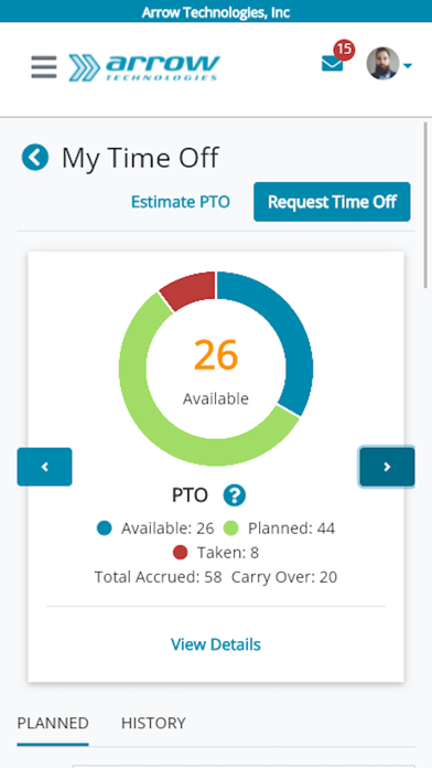 PrismHR Employee Portal screenshot 1