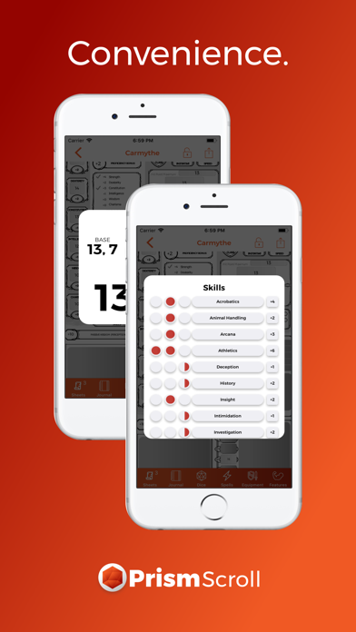 PrismScroll - Character Sheet screenshot 3