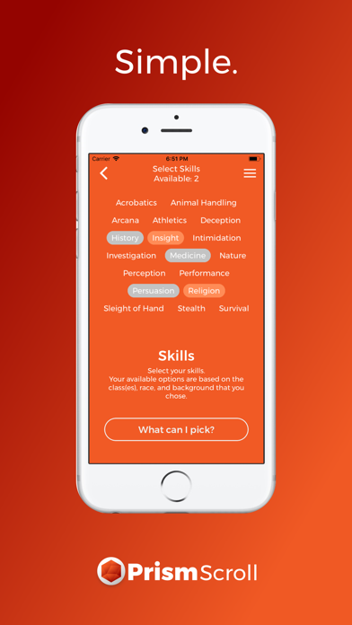 PrismScroll - Character Sheet screenshot 5