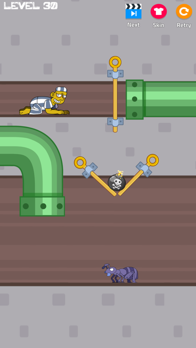 Prison Escape: Pull Pin Puzzle screenshot 1