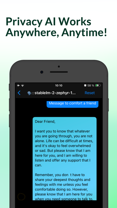 Privacy AI Offline Chat Bot screenshot 4