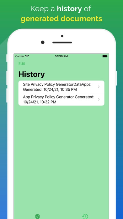 Privacy Policy Generator screenshot 1