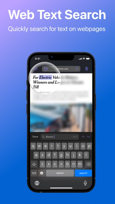 Private Browser Deluxe screenshot 1