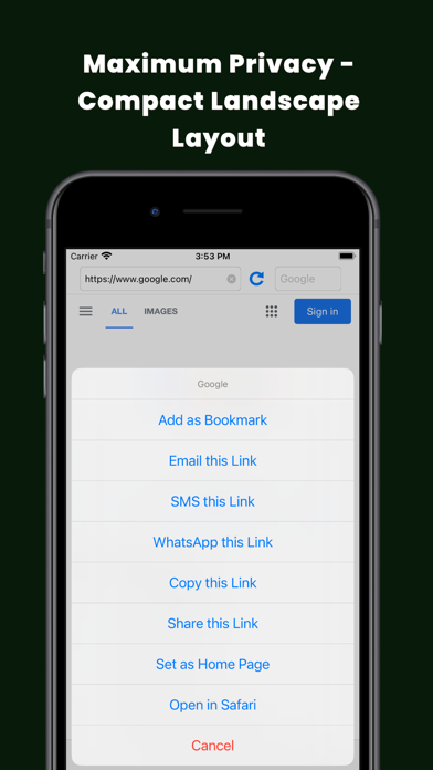 Private Full Screen Browser screenshot 2