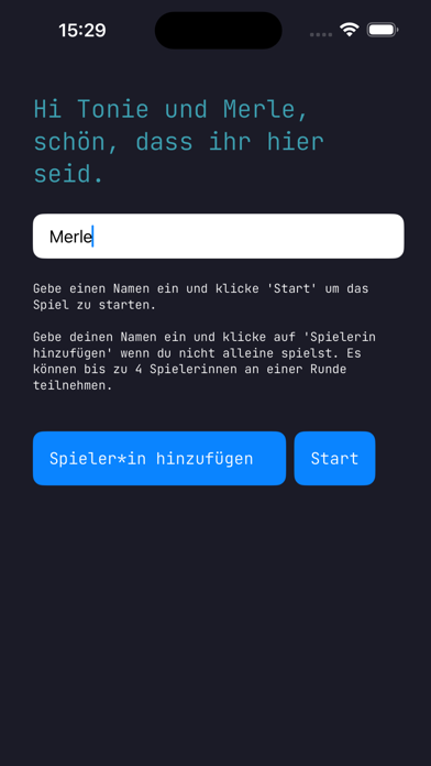 Privilegienspiel screenshot 1