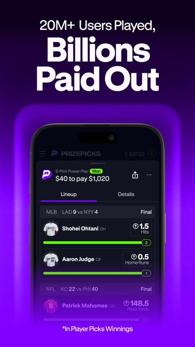 PrizePicks - Sports Picks screenshot 1