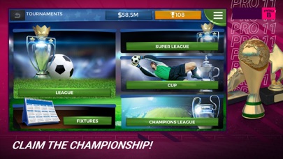 Pro 11 - Soccer Manager Game screenshot 1