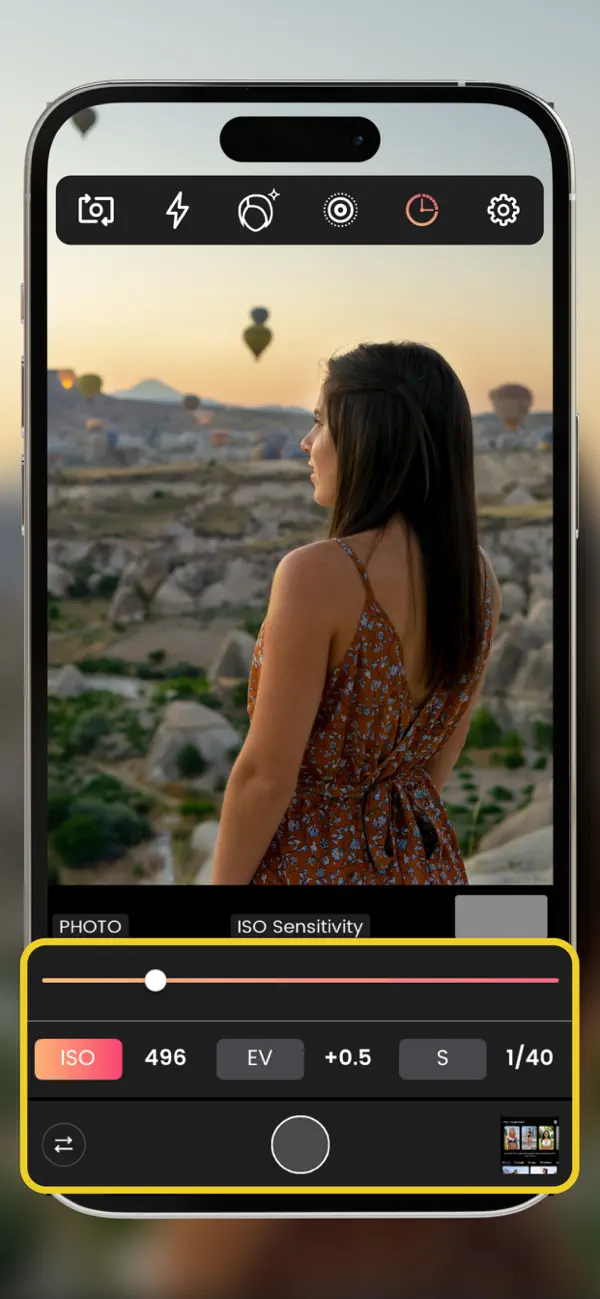 Pro Camera with RAW & Focus screenshot 3