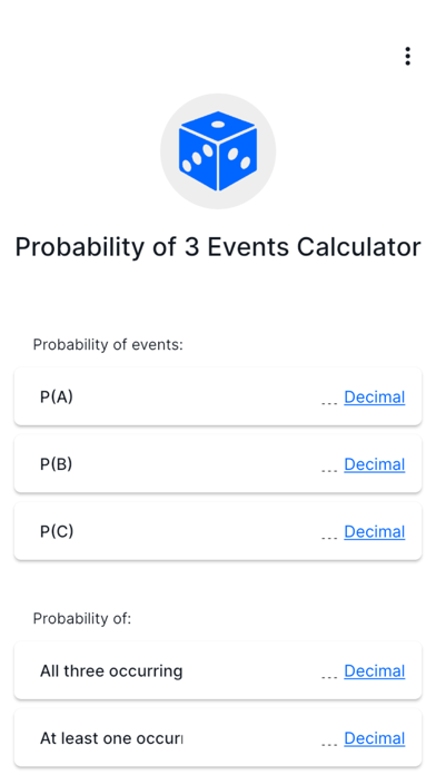 Probability of 3 Events screenshot 3