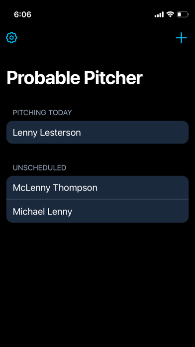 Probable Pitcher screenshot 1