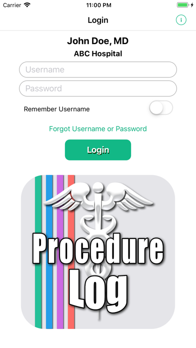 Procedure Log screenshot 8