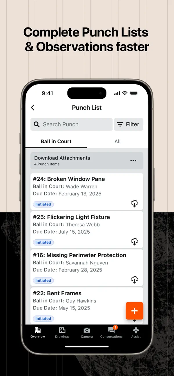 Procore screenshot 2