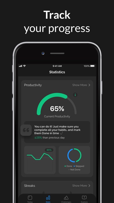 Productive - Habit Tracker screenshot 1
