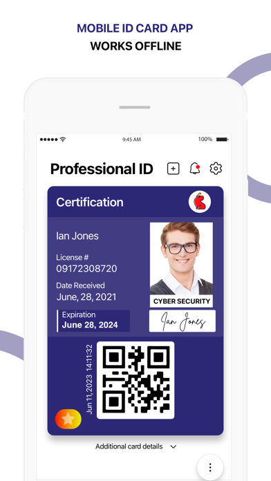 Professional ID: Certification screenshot 4