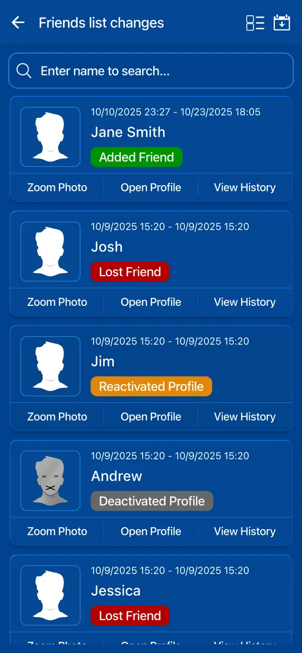 Profile Analyzer: View Stats+ screenshot 5