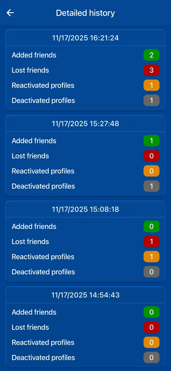 Profile Analyzer: View Stats+ screenshot 2