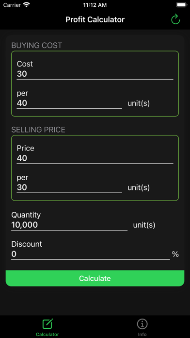 Profit Calculator, Revenue screenshot 1