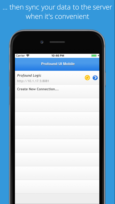 Profound UI screenshot 1